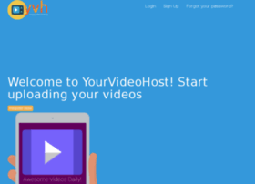 Yourvideohost.com este un portal video pe care puteti incarca si distribui fisierele dvs video